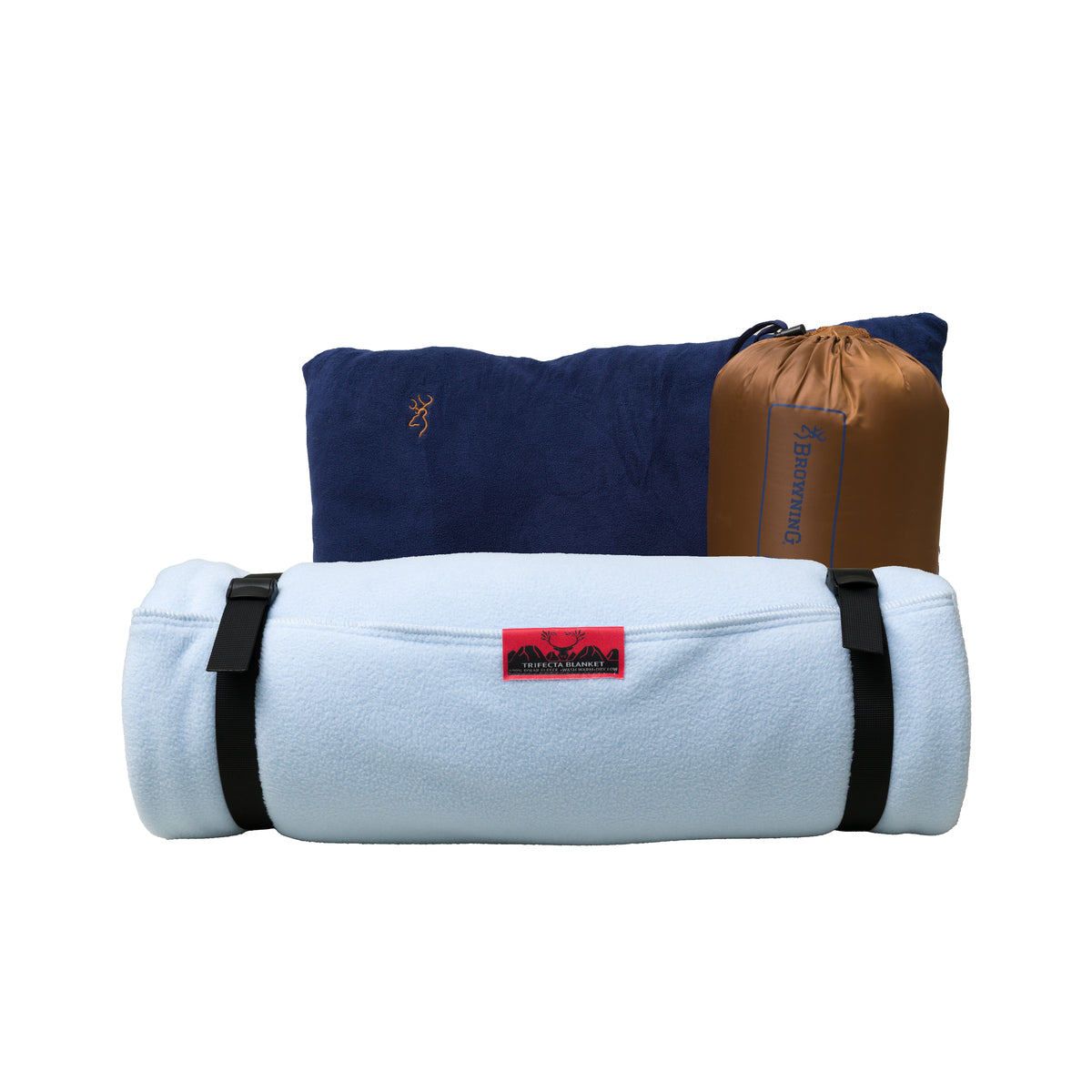TRIFECTA CAMP BLANKET * FREE XL CAMP PILLOW *
