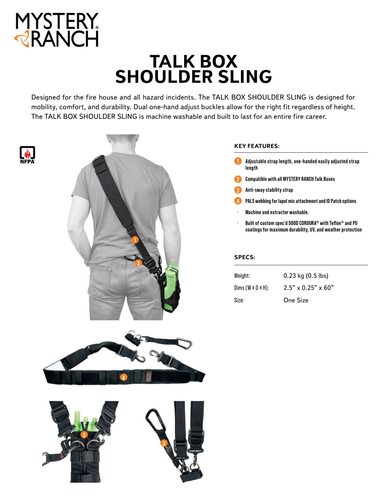 Talk Box Shoulder Sling
