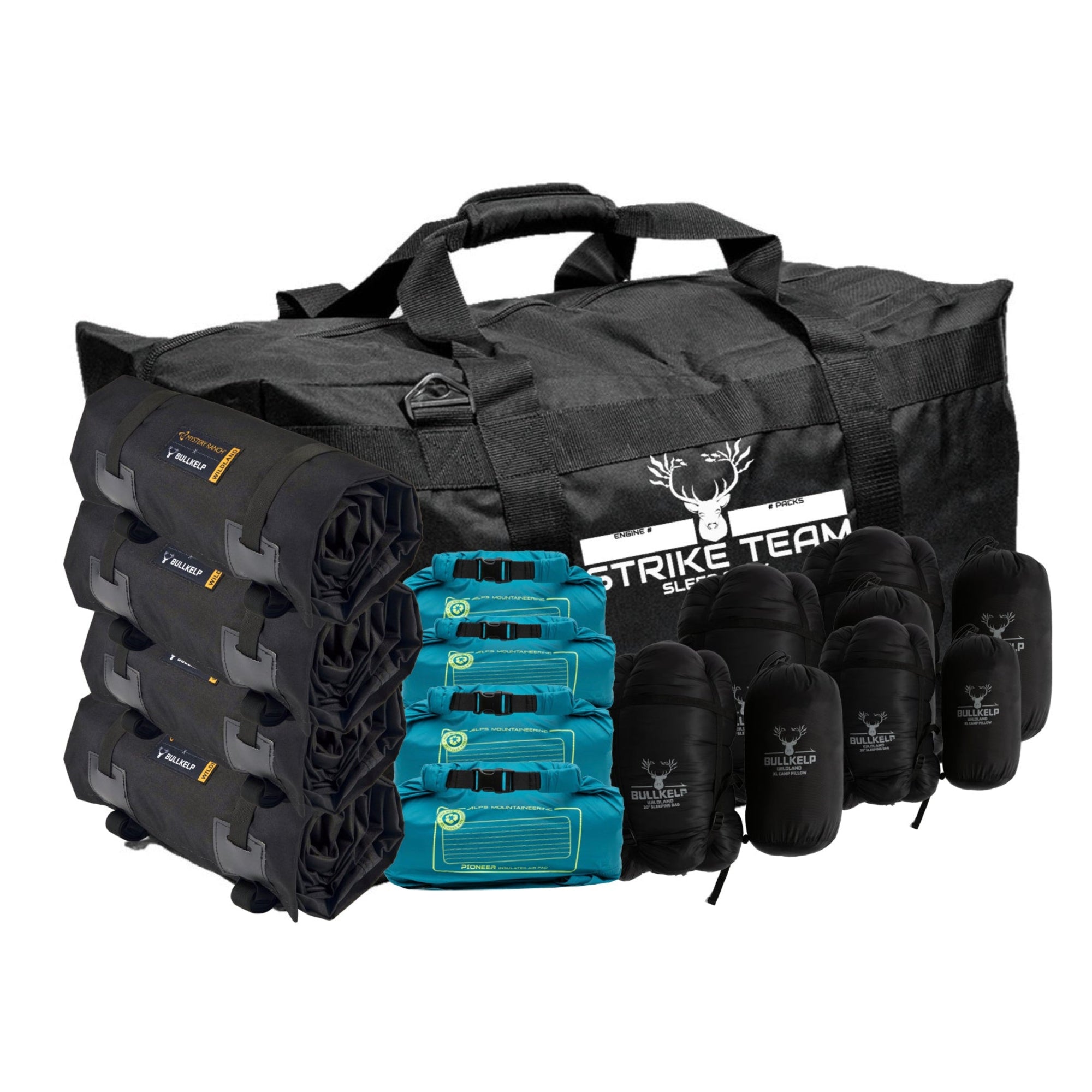 MYSTERY RANCH®X BULLKELP STRIKE TEAM SLEEP PACK