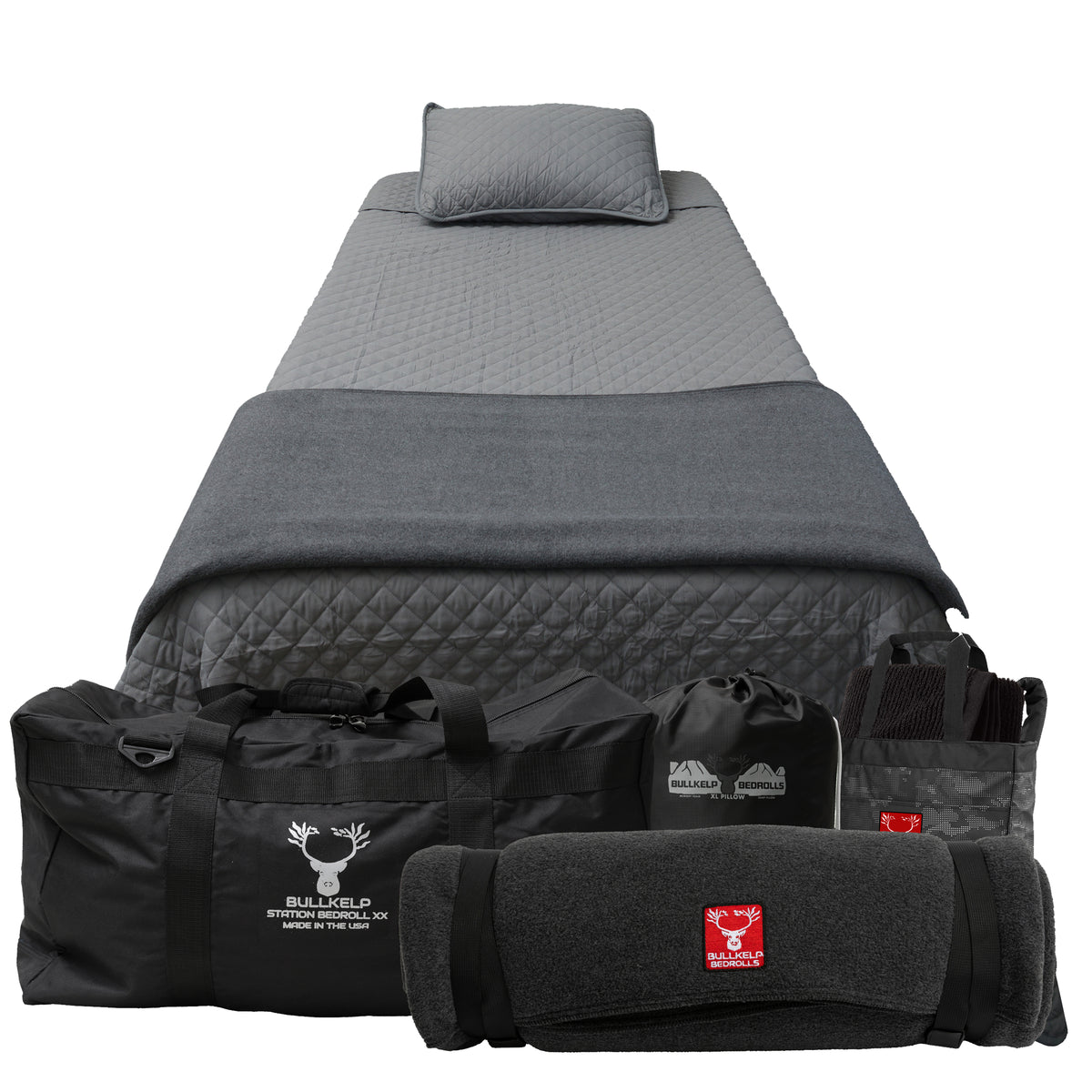 ** NEW ** STATION BEDROLL XX ( w/ double fleece blanket + quilted comforter)