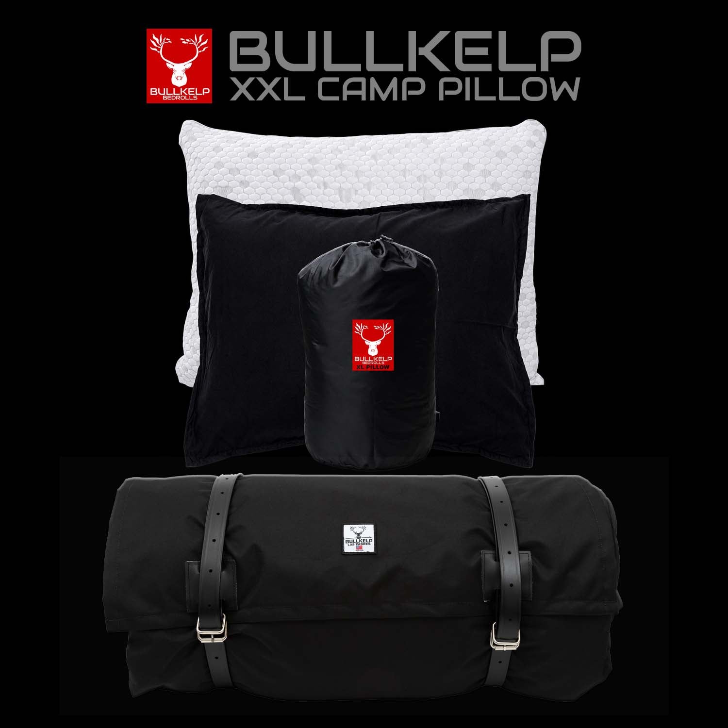BLACK LOS PADRES BEDROLL AND OUTBACK AIR MAT