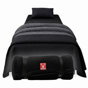 ** NEW **  STATION BEDROLL XX  ( w/ double fleece blanket + quilted comforter)