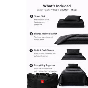 STATION TRAVELER (BED IN A DUFFEL)