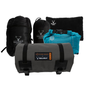 CHARCOAL MYSTERY RANCH X BULLKELP WILDLAND BEDROLL *free camp pillow while supplies last