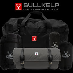 CHARCOAL LOS PADRES BEDROLL & SLEEP PACK W/FREE XXL DUFFEL