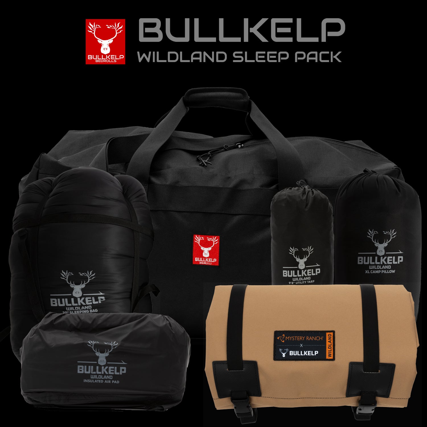 COYOTE MYSTERY RANCH® X BULLKELP WILDLAND BEDROLL