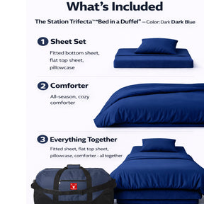 STATION TRIFECTA ( BED IN A DUFFEL)
