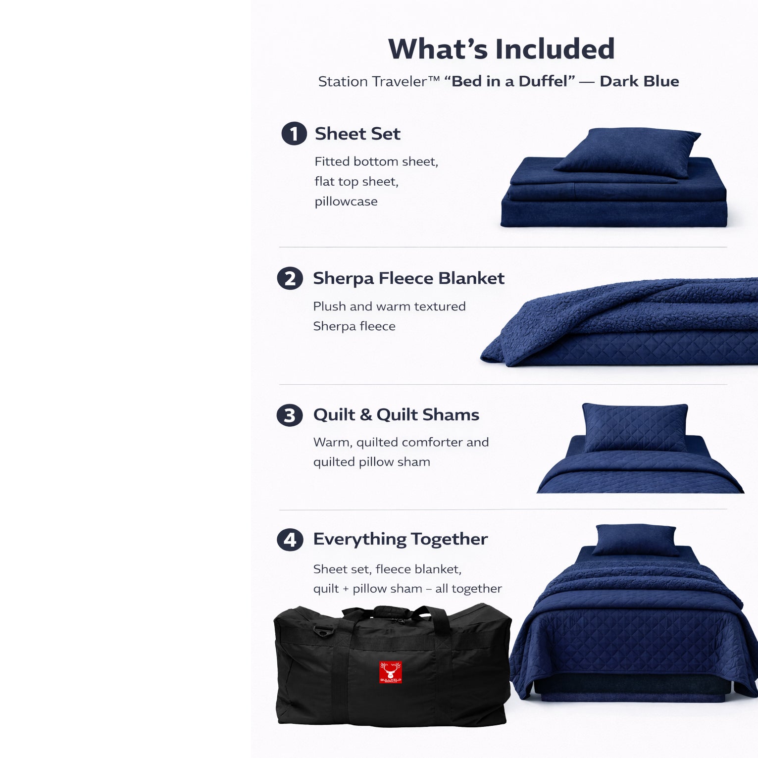 STATION TRAVELER (BED IN A DUFFEL)