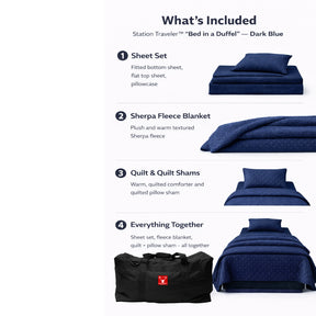 STATION TRAVELER (BED IN A DUFFEL)