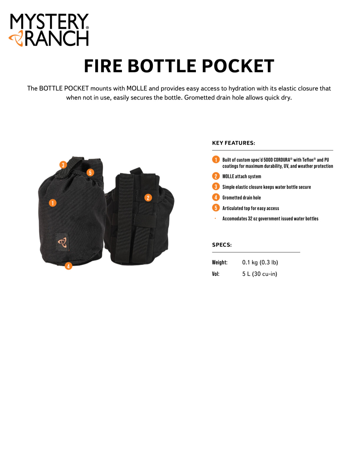 Bottle Pocket