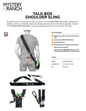 Talk Box Shoulder Sling