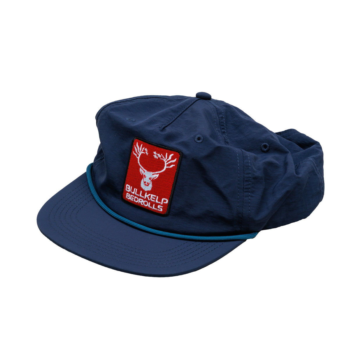 BULLKELP PRO PATCH TRUCKER CAP NAVY