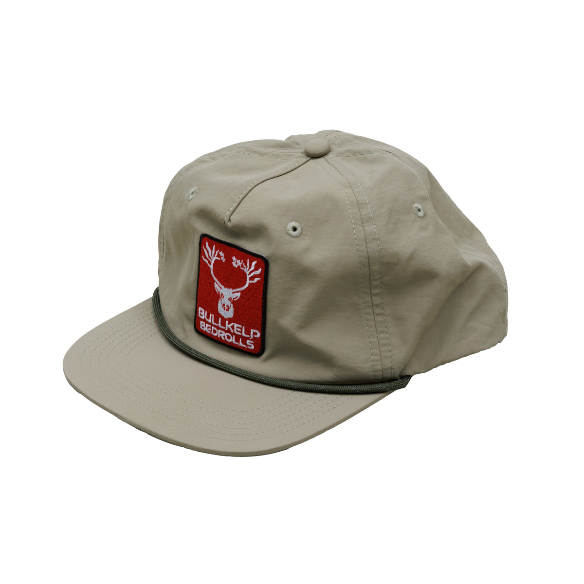 BULLKELP PRO PATCH TRUCKER CAP TAN