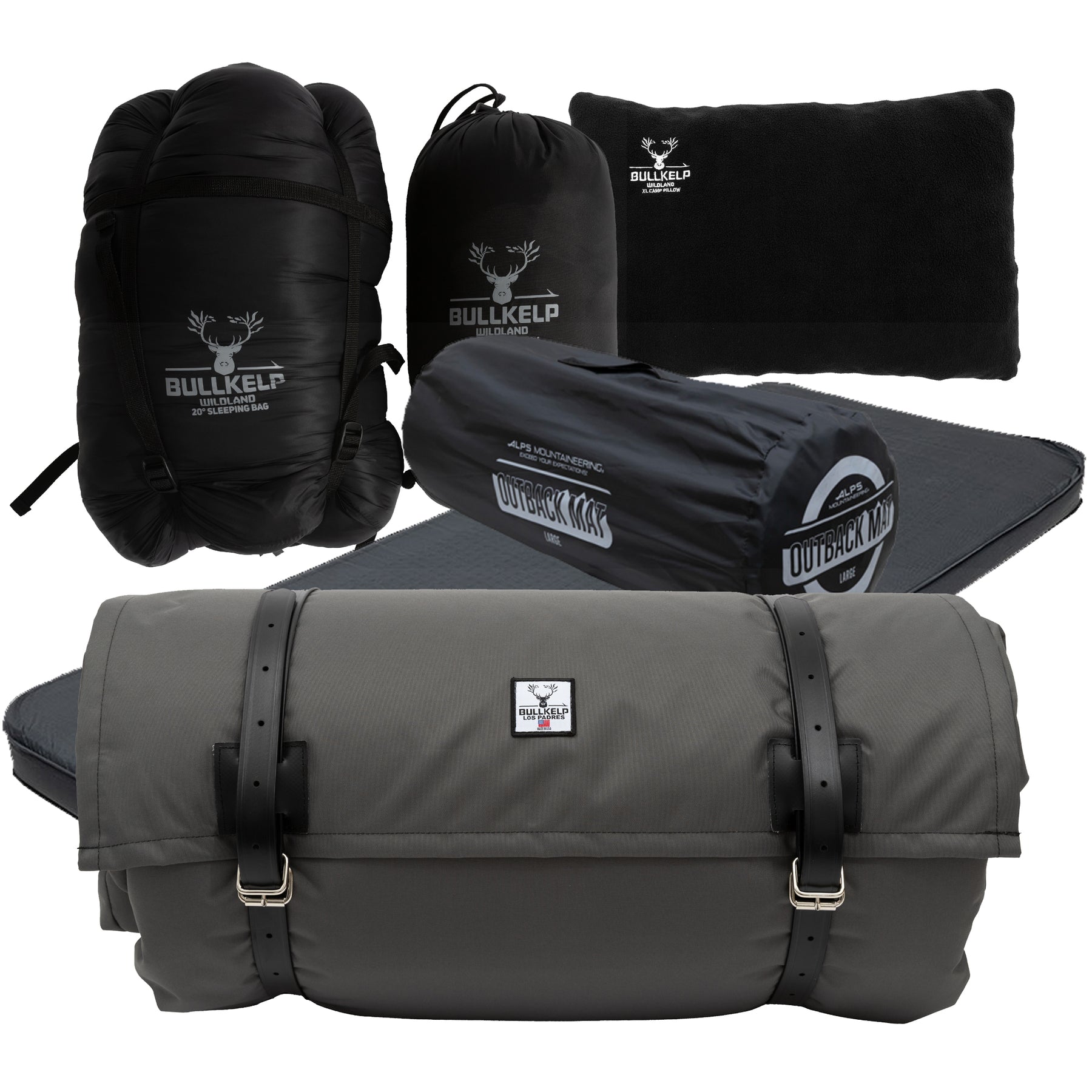 CHARCOAL LOS PADRES BEDROLL & OUTBACK AIR MAT