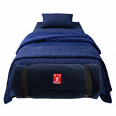STATION BEDROLL XX  ( fleece blanket + quilted comforter)