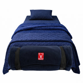 ** NEW **  STATION BEDROLL XX  ( w/ double fleece blanket + quilted comforter)
