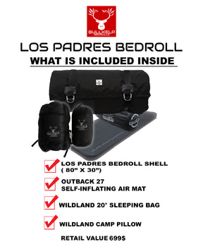 LOS PADRES  * DISCONTINUED * ( D-RINGS) & OUTBACK 27 MAT ( FREE CAMP PILLOW )